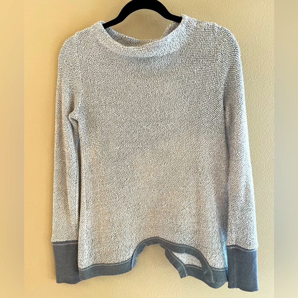 Grey knit sweater